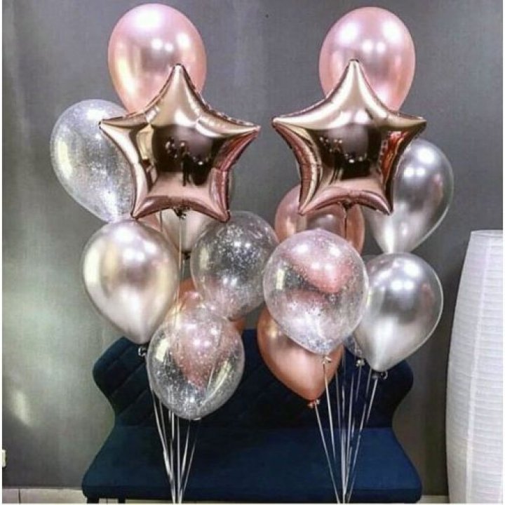 Фонтаны шаров "Дубль старт" в Калининграде