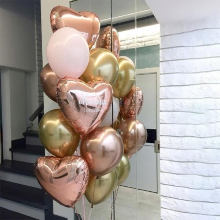 Фонтан шаров "От сердечка" в Калининграде