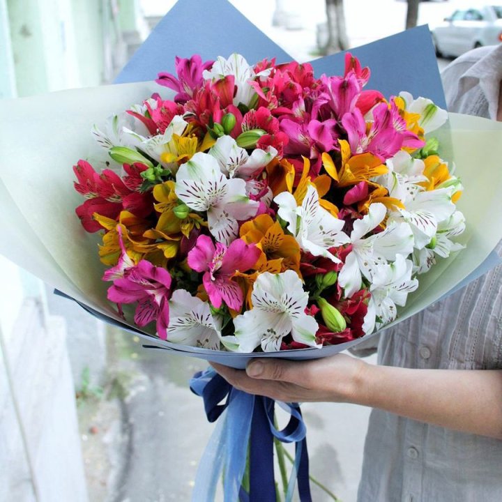 Микс альстромерий в Калининграде