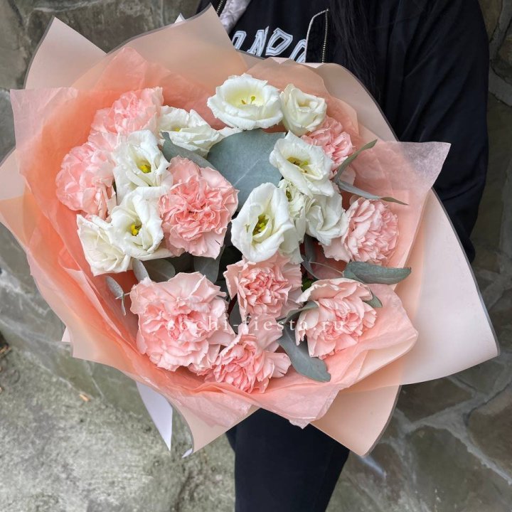  Букет диантусов "Пич" в Калининграде