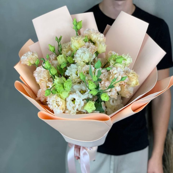 Букет эустом "Крем" в Калининграде