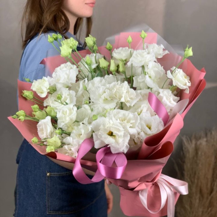 Букет эустом "Пудра" в Калининграде