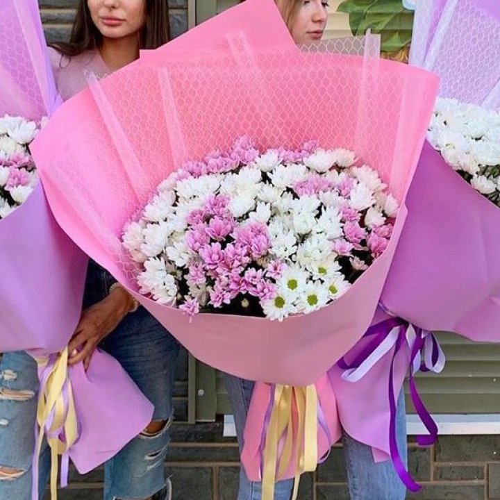 Букет хризантем №3 в Калининграде