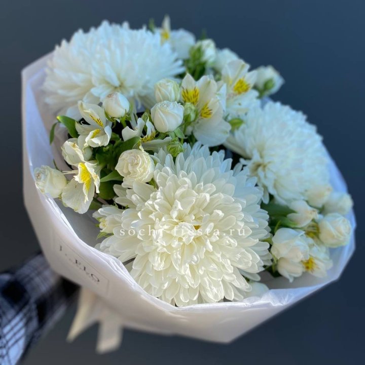 Букет из хризантем "Миранда" в Калининграде