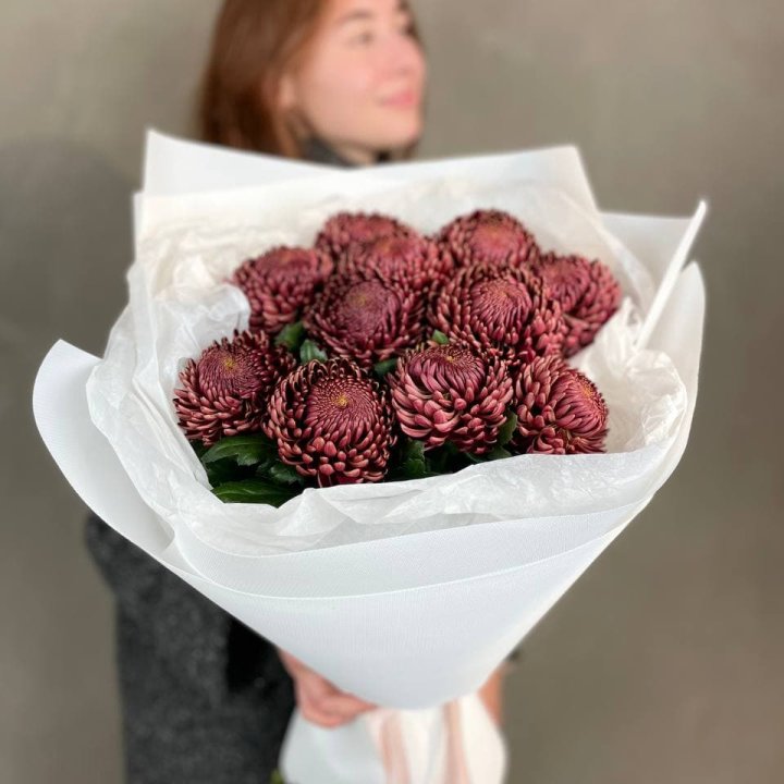 Букет хризантем "Касиопия" в Калининграде