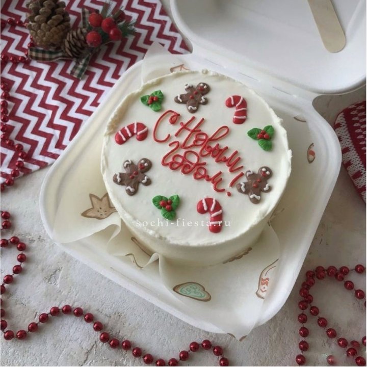 Бенто-торт "С Новым Годом!" в Калининграде