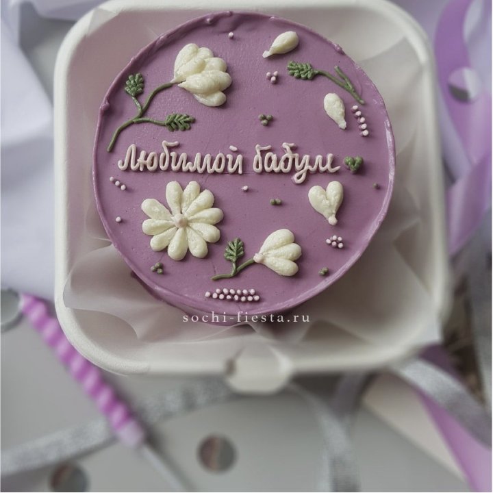 Бенто-торт "Любимой бабуле" в Калининграде