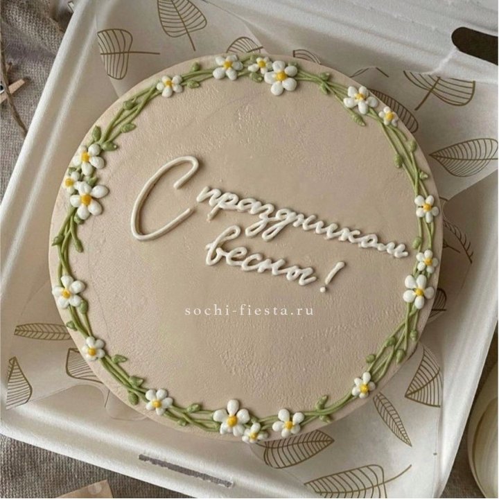 Бенто-торт "C праздником весны!"  в Калининграде