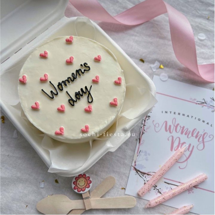 Бенто-торт "Дорогим женщинам"  в Калининграде