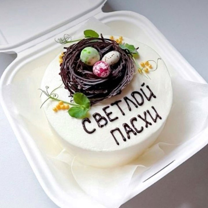 Бенто-торт "Светлой Пасхи" 1 в Калининграде