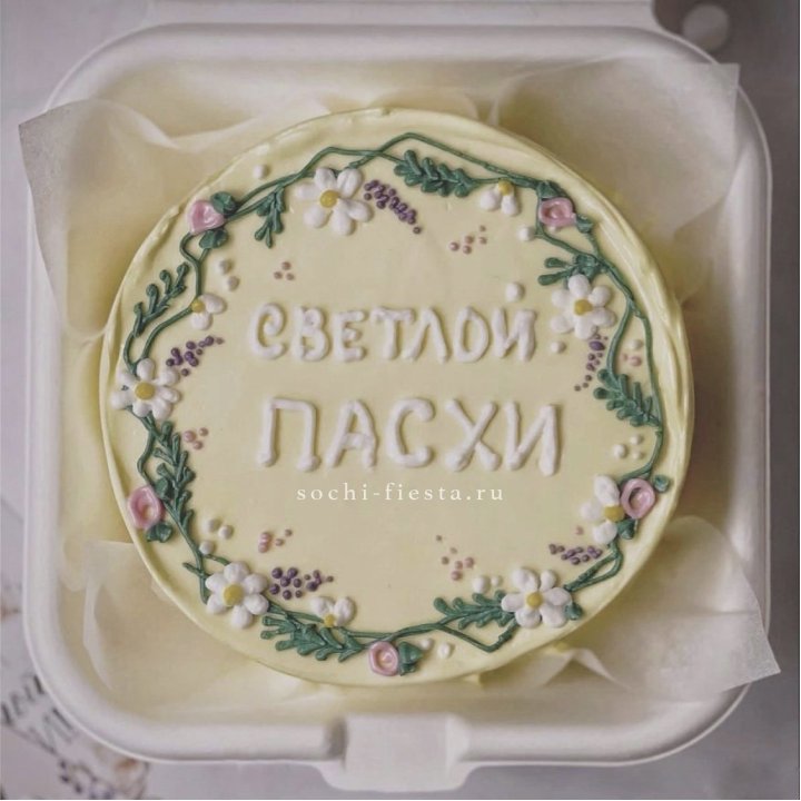 Бенто-торт "Светлой Пасхи" 2 в Калининграде