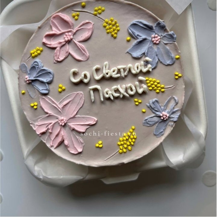 Бенто-торт "Светлой Пасхи" 3 в Калининграде