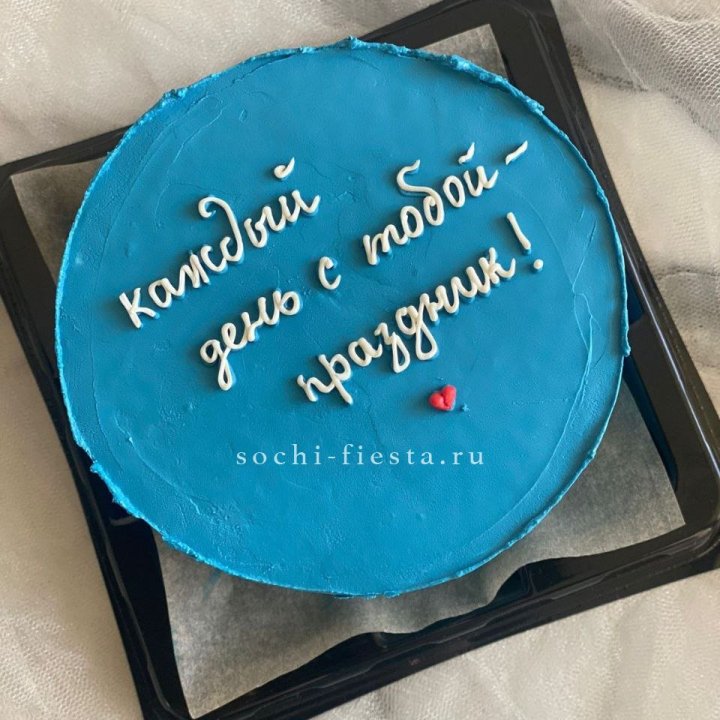 Бенто-торт "Каждый день с тобой праздник"  в Калининграде