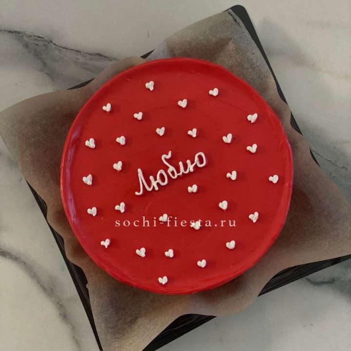 Бенто-торт "Люблю" в Калининграде