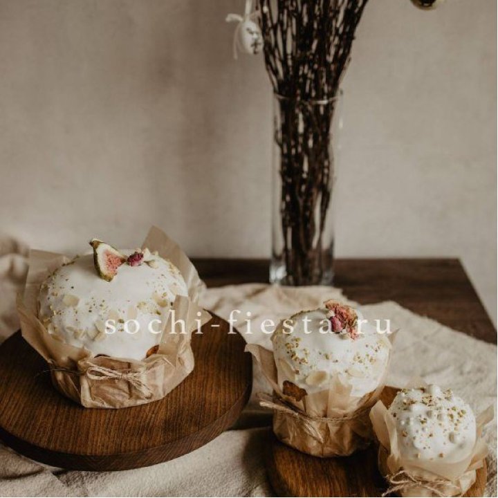 Кулич мини с изюмом в Калининграде