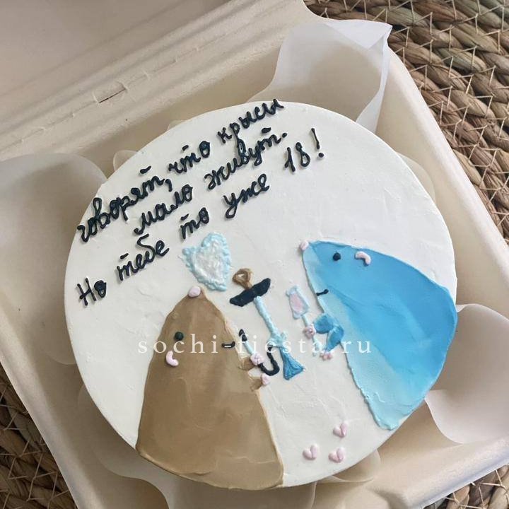 Бенто-торт "Крысы"  в Калининграде