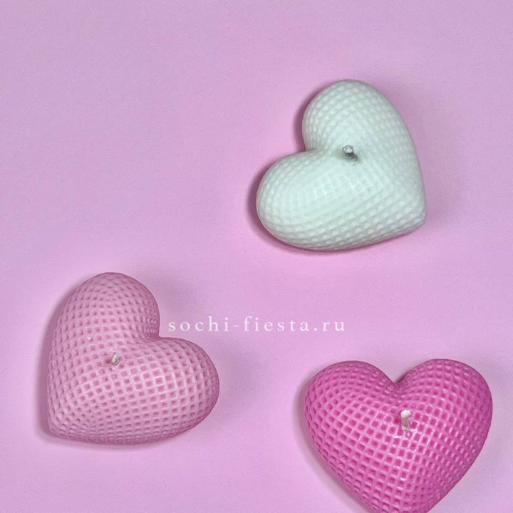 Набор свеч сердец в Калининграде