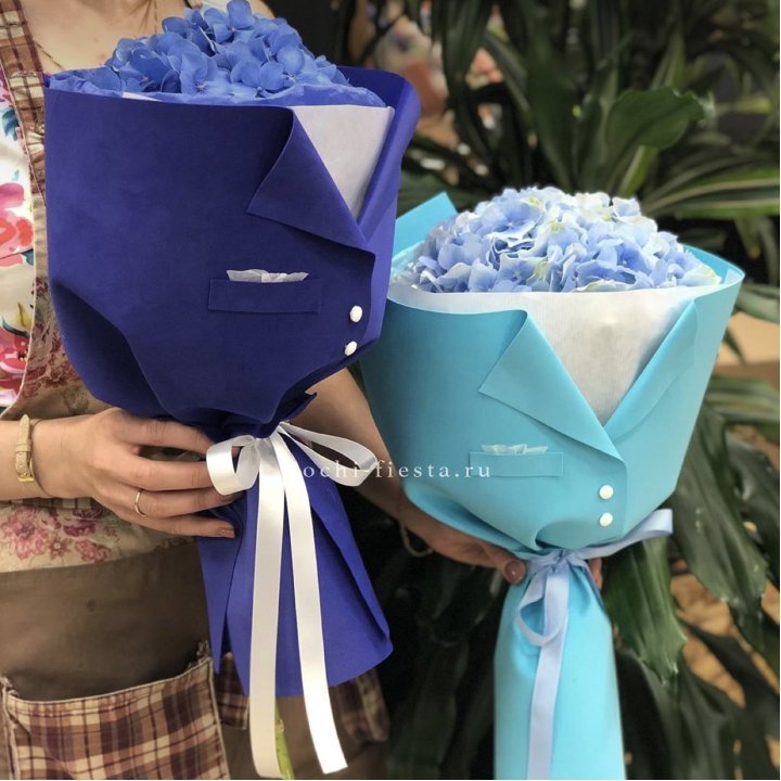 Букет с гортензией с пиджаком в Калининграде