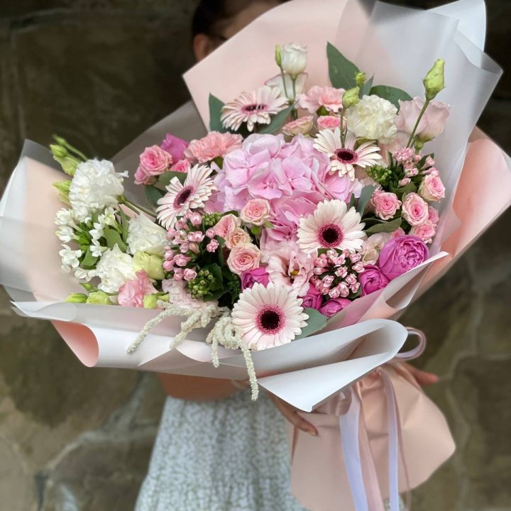 Авторский букет Пич в Калининграде