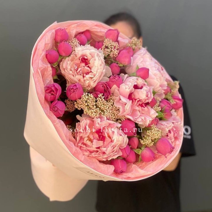  Букет с пионами "Преференс" в Калининграде