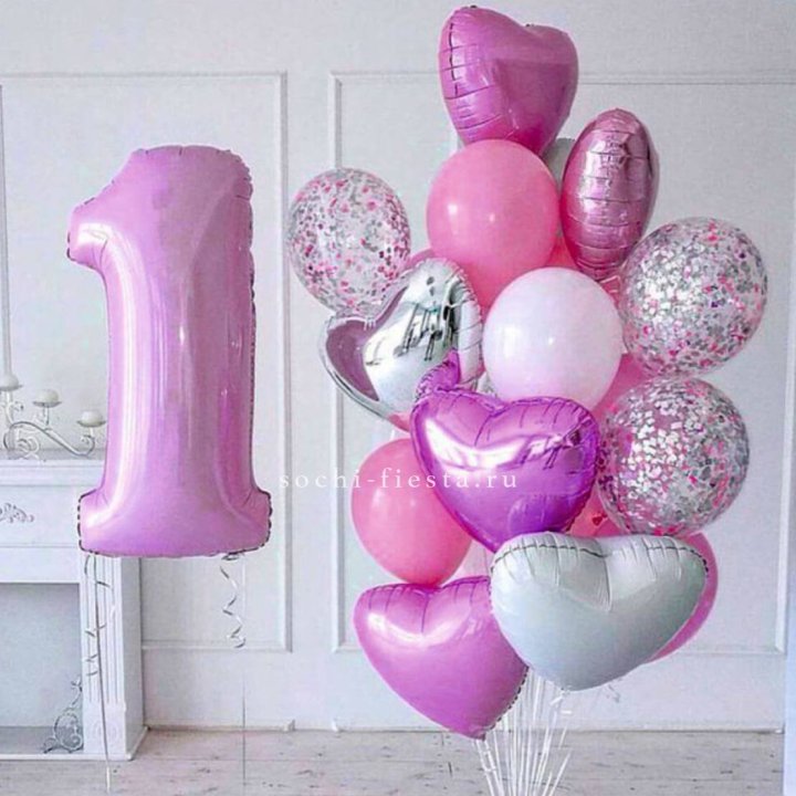 Набор шаров "С днем рождения" в Калининграде