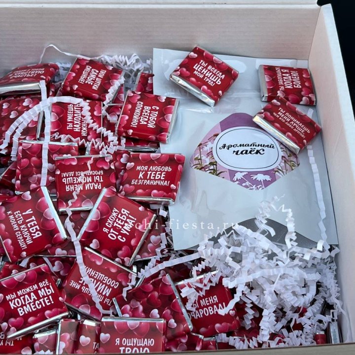 Набор Шоколад и Чай "101 причина любви" в Калининграде