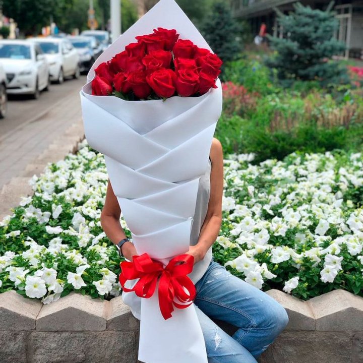 Высокие розы Кантри в Калининграде