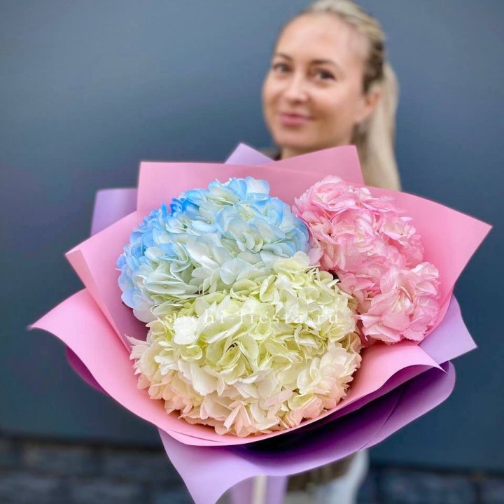 Букет гортензий "Тоника" в Калининграде
