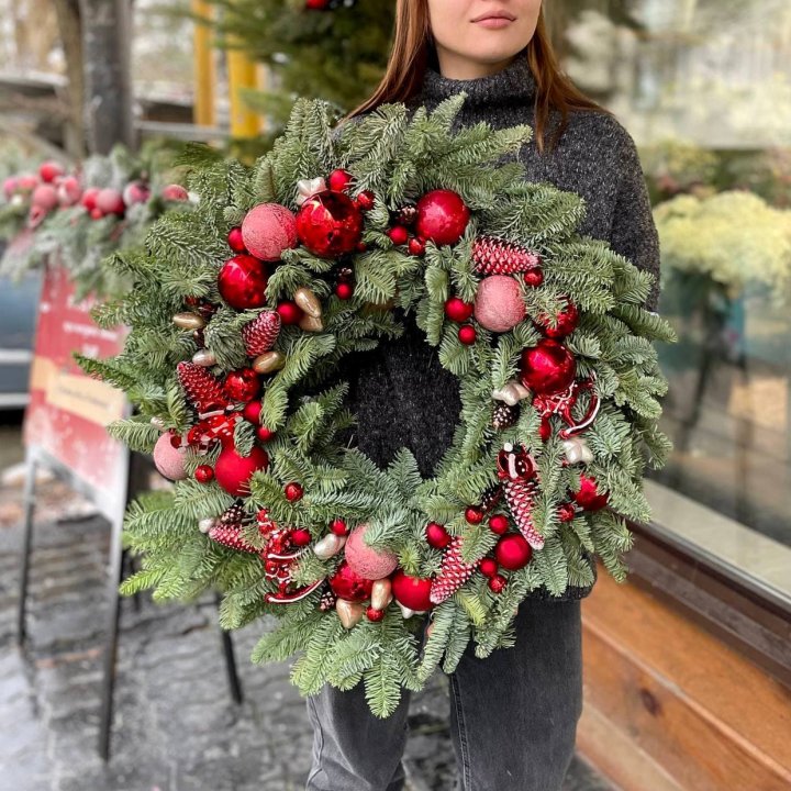 Рождественский венок  в Калининграде