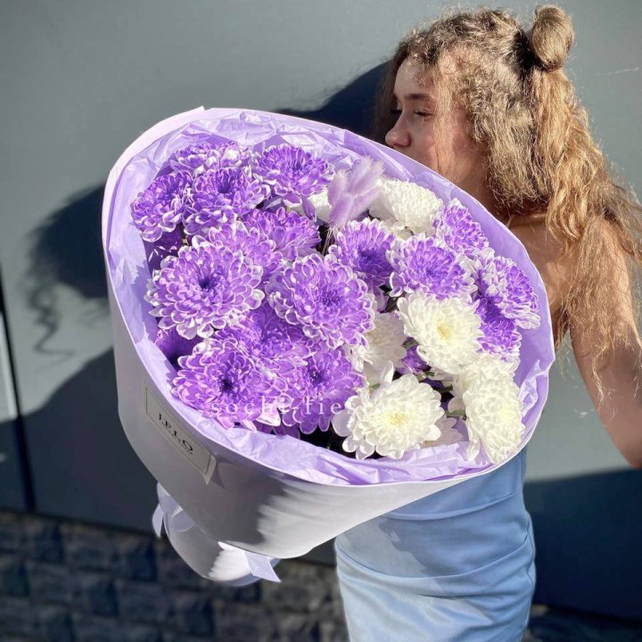  Букет хризантем "Сирена" в Калининграде