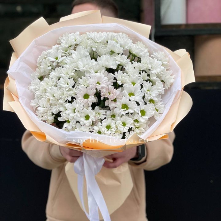  Букет хризантем в Калининграде