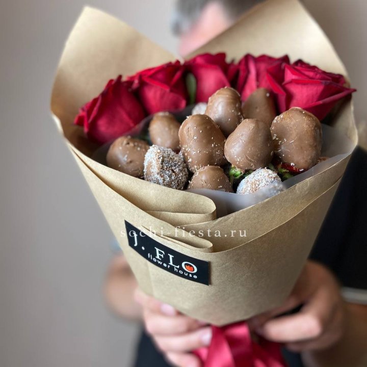 "Тандем с шоколадной клубникой" в Калининграде