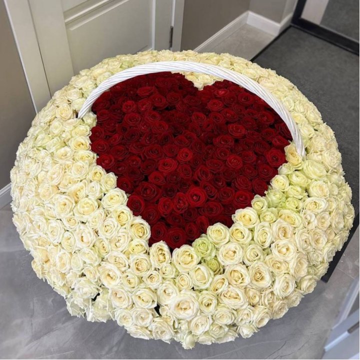 501 роза сердце в Калининграде