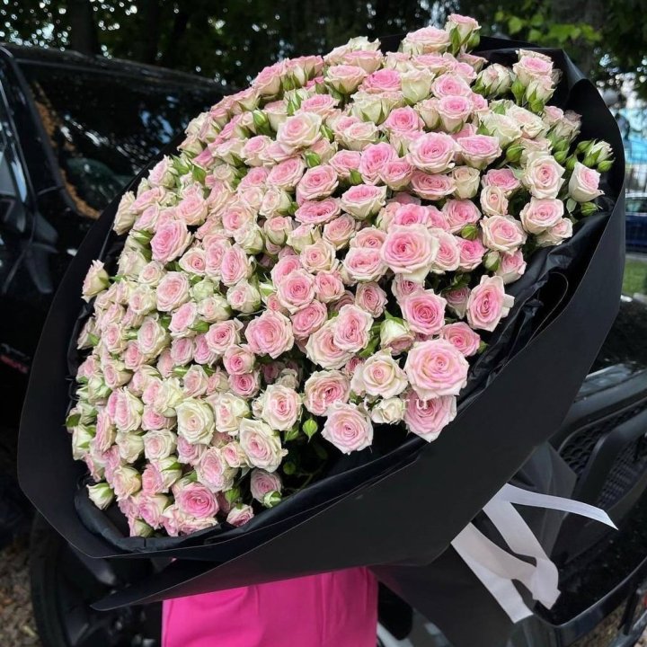 101 кустовая роза "Твистер" в Калининграде