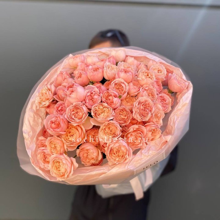 Букет из 21 пионовидной розы Джульетта в Калининграде