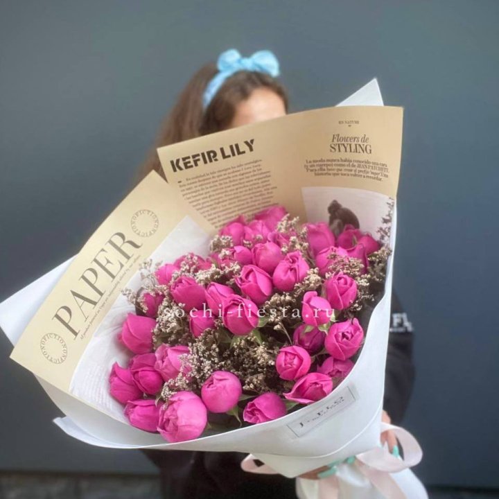 Пионовидные розы баблс №3 в Калининграде