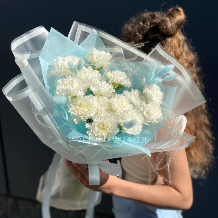 Воздушный букет из диантусов  в Калининграде