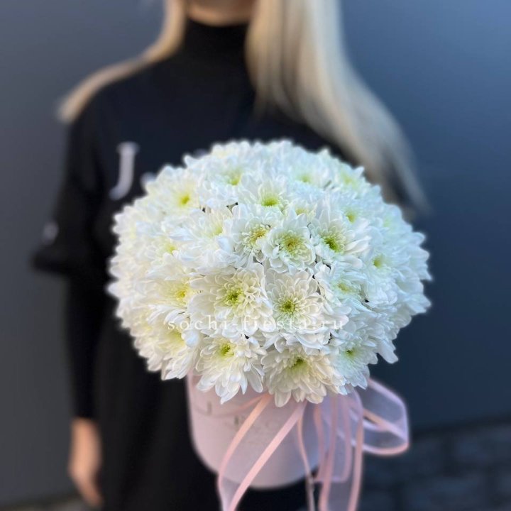 Коробка с хризантемами №1 в Калининграде