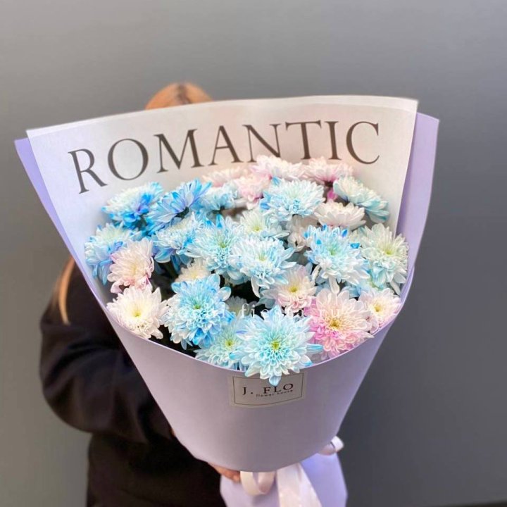 Букет кустовых хризантем в Калининграде