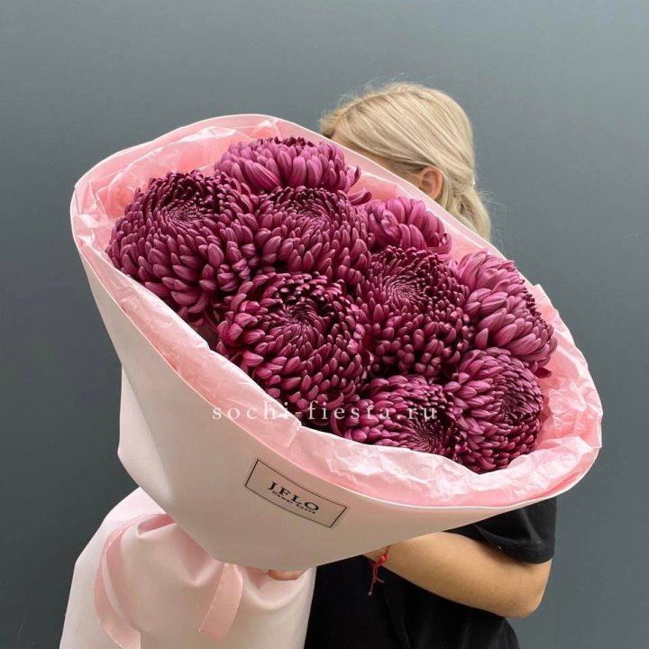 9 хризантем бигуди в Калининграде