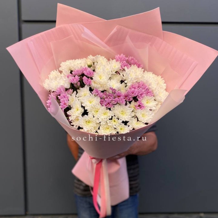  Букет хризантем- гигант  в Калининграде