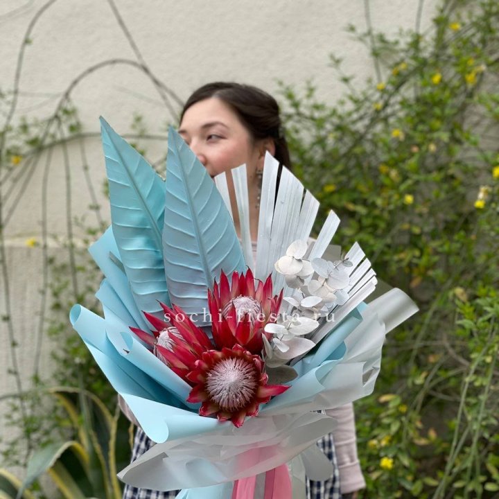 Букет из протеи "Клеопатра-2" в Калининграде