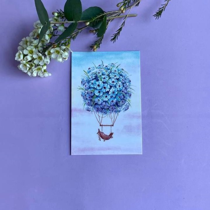 Открытка к букету "Флоростат" в Калининграде