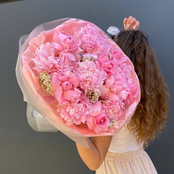  Букет с пионами "Пинки" в Калининграде