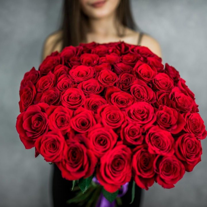 51 красная роза в Калининграде