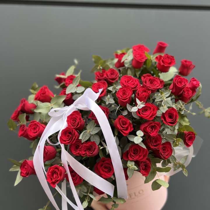 45 Красных роз в боксе "Сеньёрита" в Калининграде