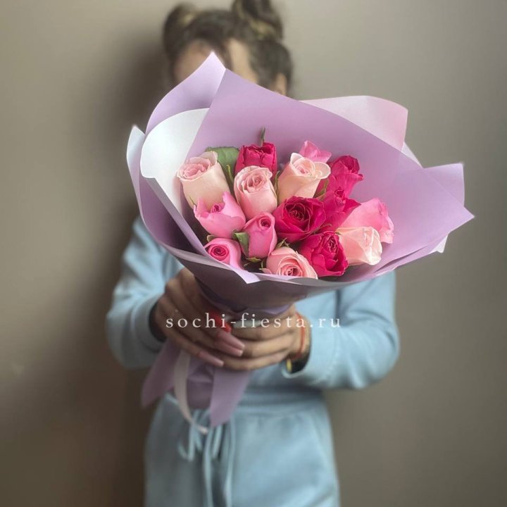 Букет из 15 роз Микс (Кения) в Калининграде
