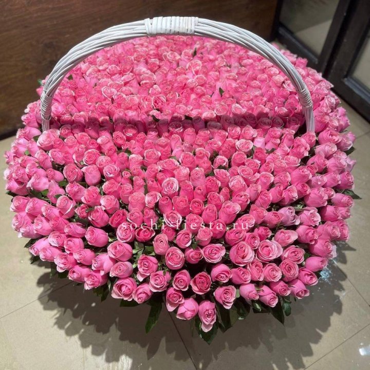 501 розовая роза в Калининграде