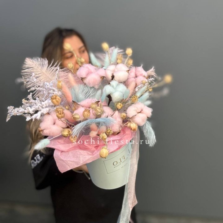 Авторский бокс с сухоцветами №2 в Калининграде