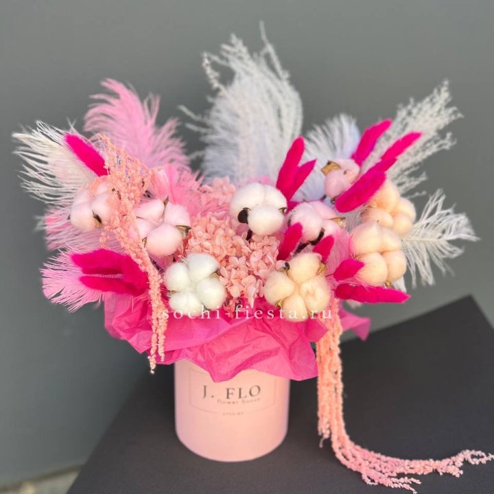 Авторский бокс с сухоцветами №1 в Калининграде